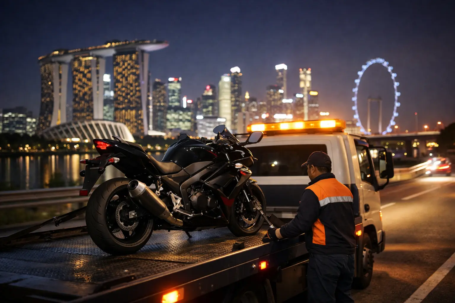 24 Hour Motorcycle Towing in Singapore