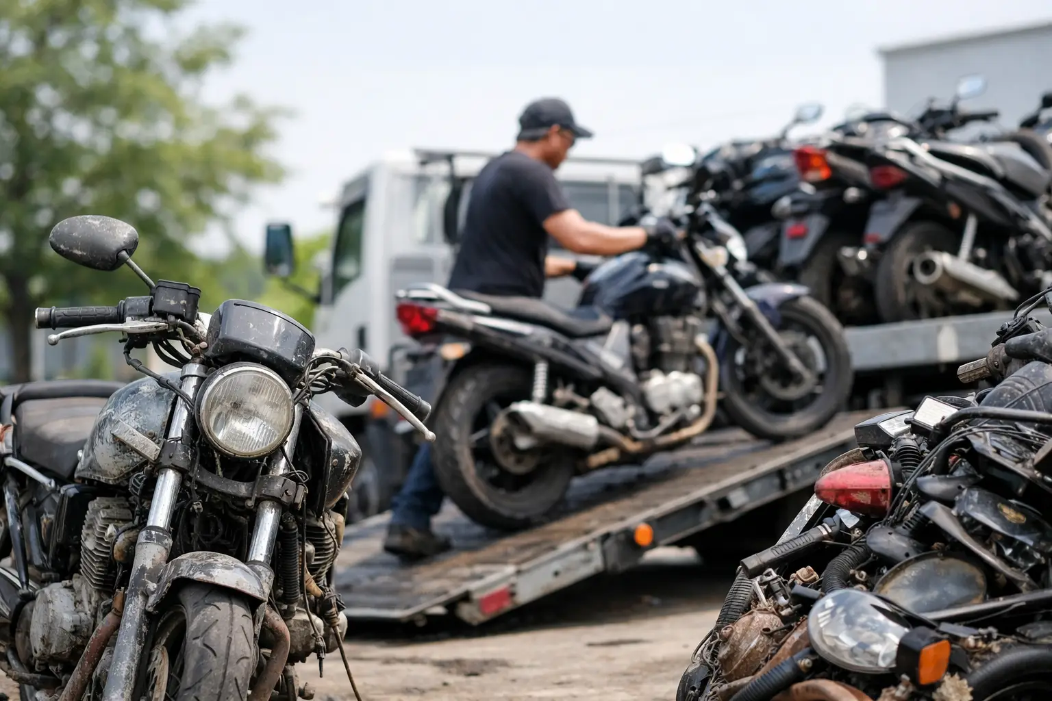 Scrap Motorcycle Service in Singapore