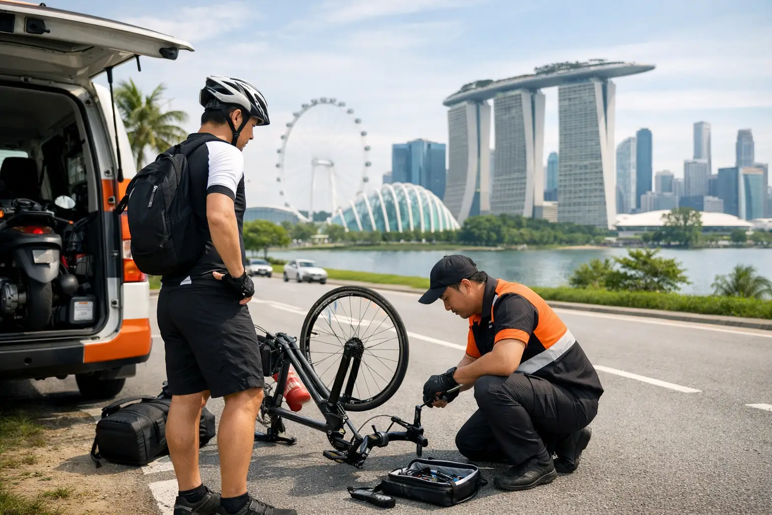 How Roadside Bike Assistance Works in Singapore