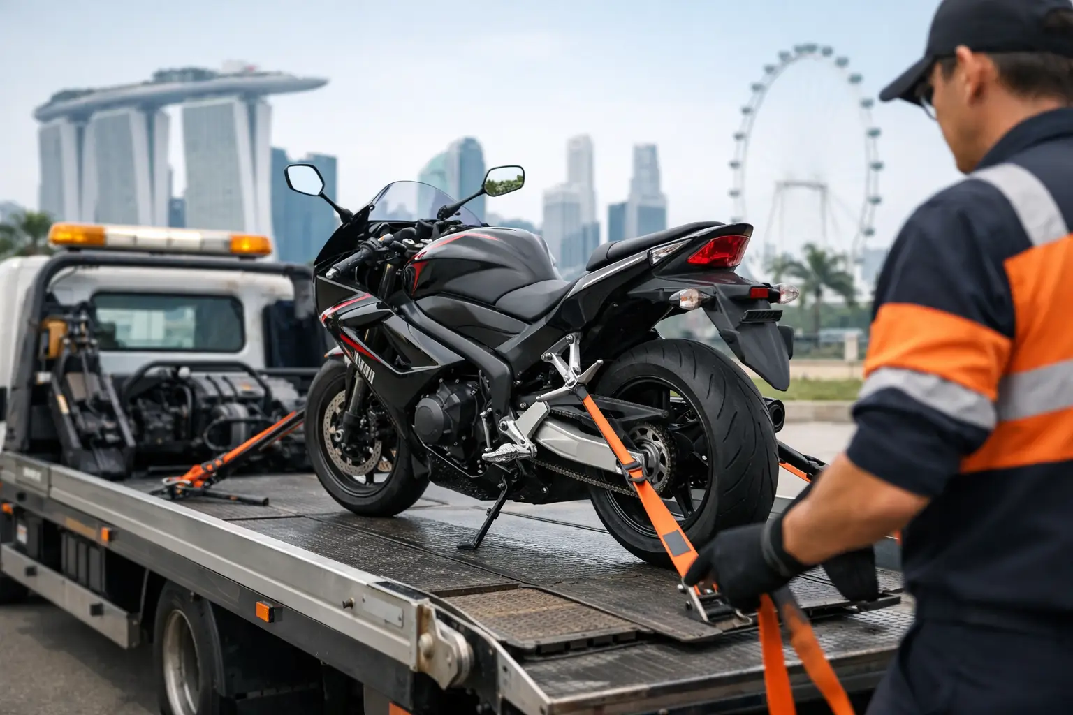 Motorcycle Towing Costs in Singapore Explained