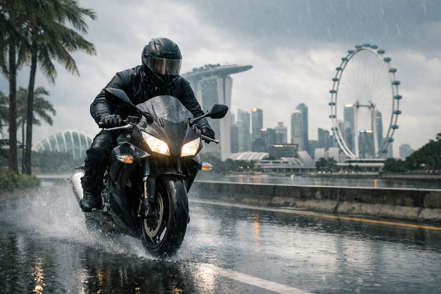 Safe Wet Weather Riding Tips for Singapore