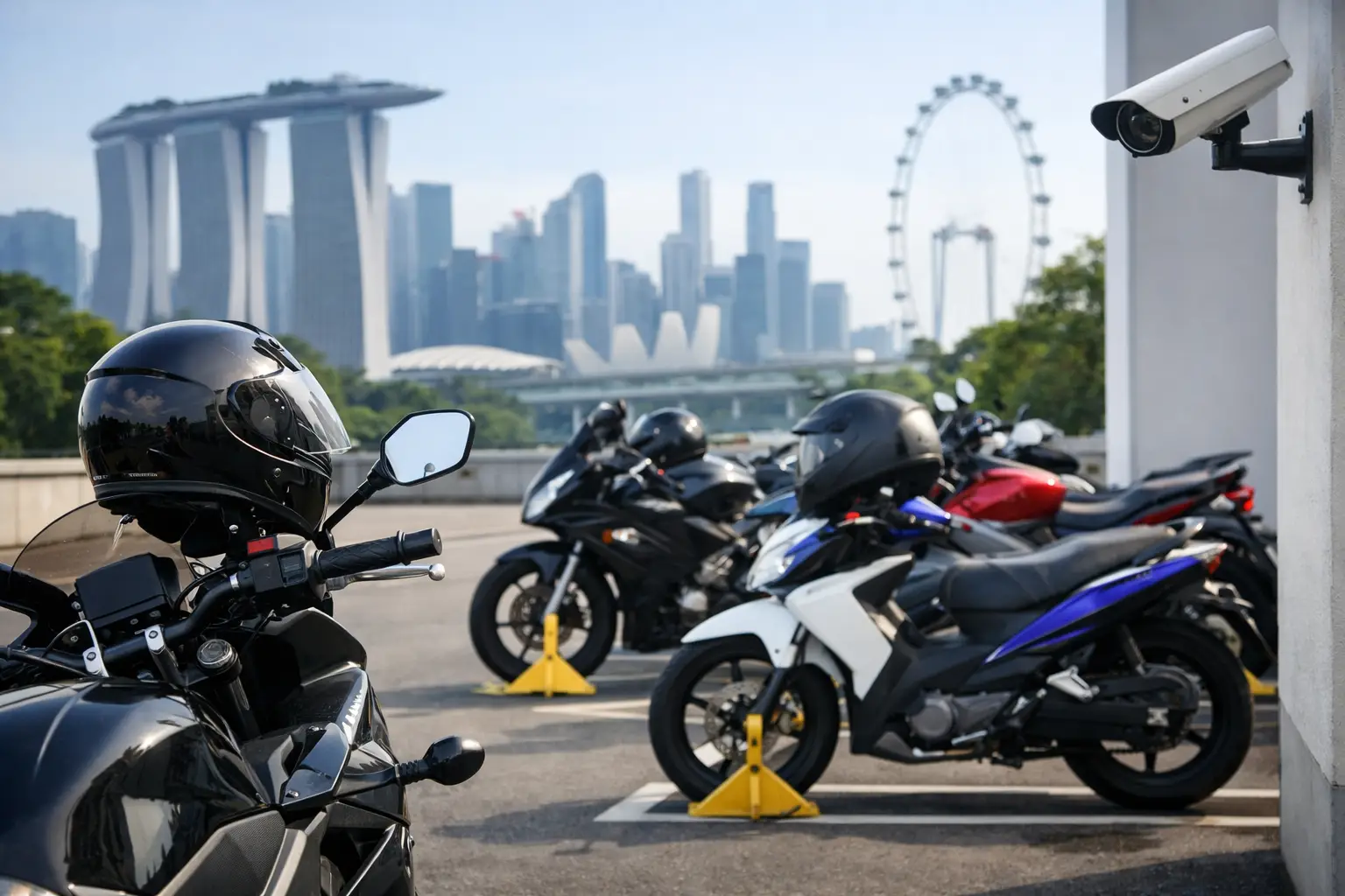 How to Secure Motorcycle Parking in Singapore