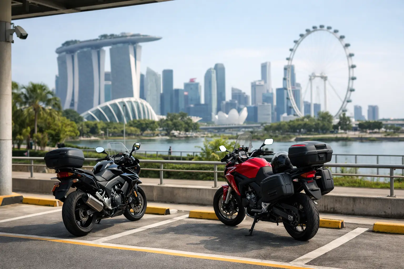 Where to Park Motorcycles in Singapore Safely